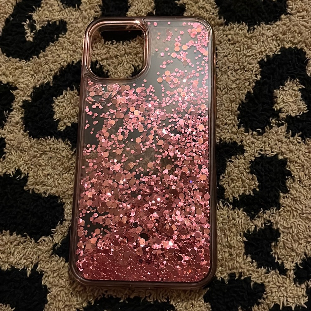 iPhone 11 Pro case pink sparkle